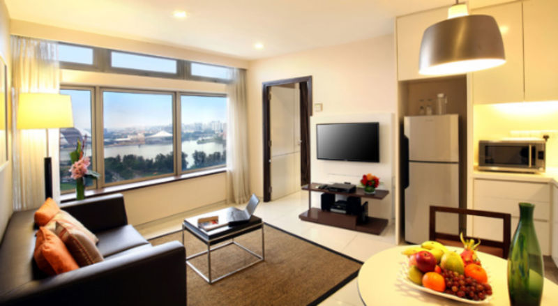 Pan Pacific Serviced Suites Beach Road, Singapura Luaran gambar